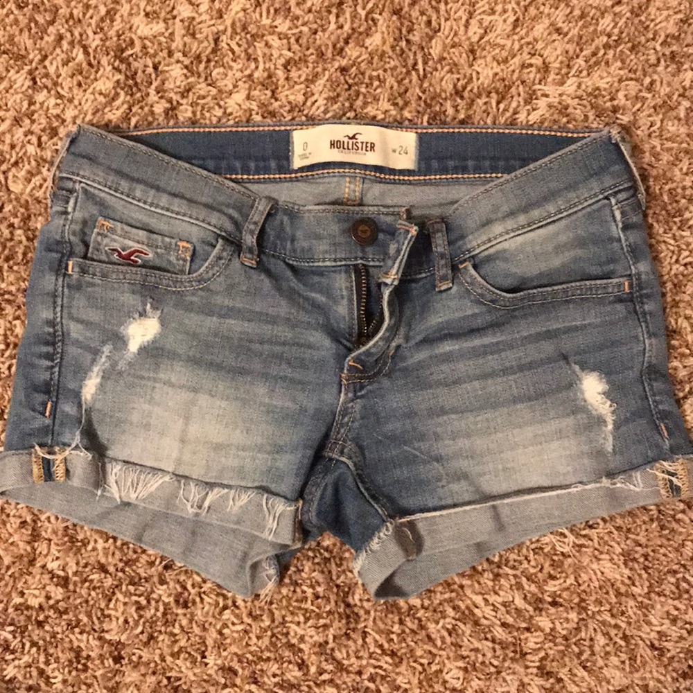 Hollister jean shorts